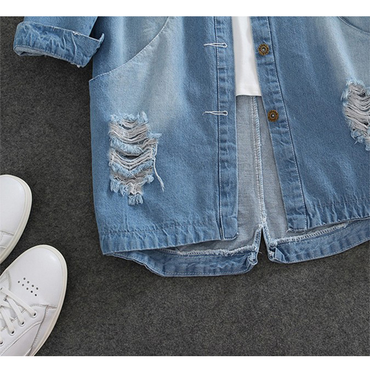 Long Hole Loose Loose Large Size Women's Clothing Trend