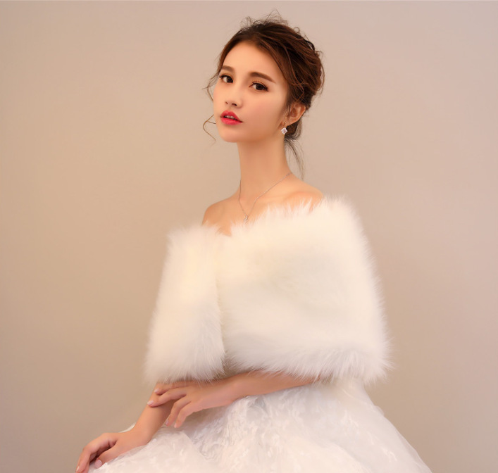 Faux Fur Shawl Autumn And Winter New Fashion Jacket