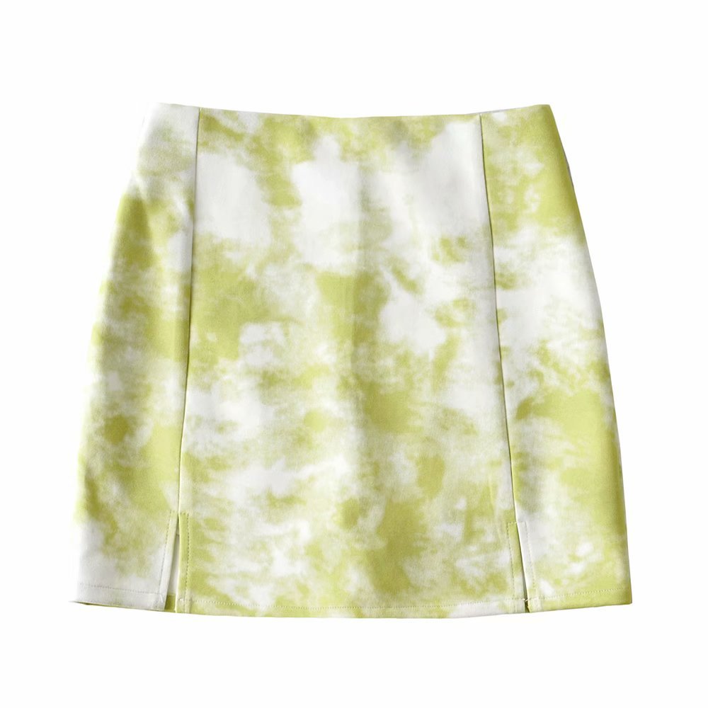 Title 5, Suede Tie-Dye Skirt Women