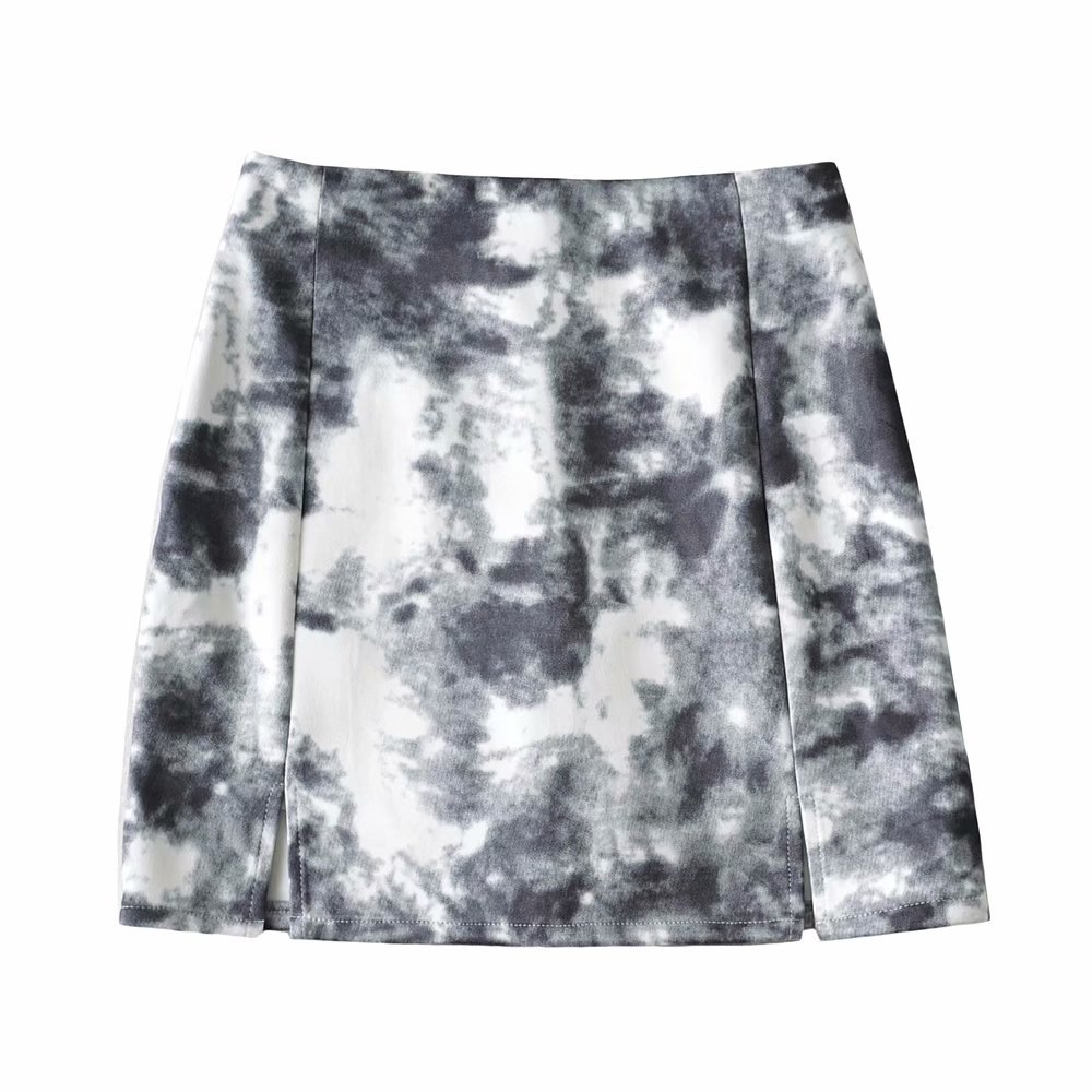 Title 6, Suede Tie-Dye Skirt Women