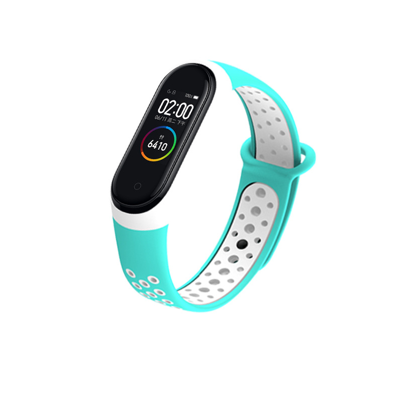 Mi Band 4 Wristband Universal Mi 3 Smart Sports Bracelet With Dual Color Replacement Strap