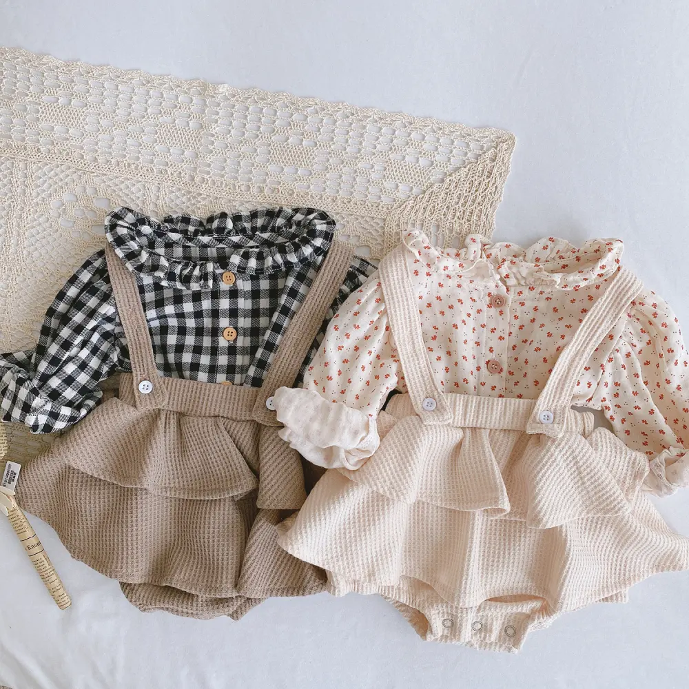 Baby Romper 0-2 Years Old Clothes Girl Foreign Style
