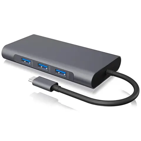 Ethernet Port HDMI VGA PD TF Computer Expansion Hub