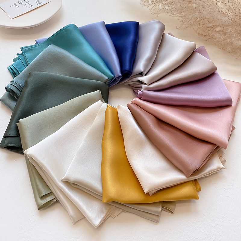Scarf To Protect The Cervical Spine Autumn Thin Small Square Scarf Tie Hair Band