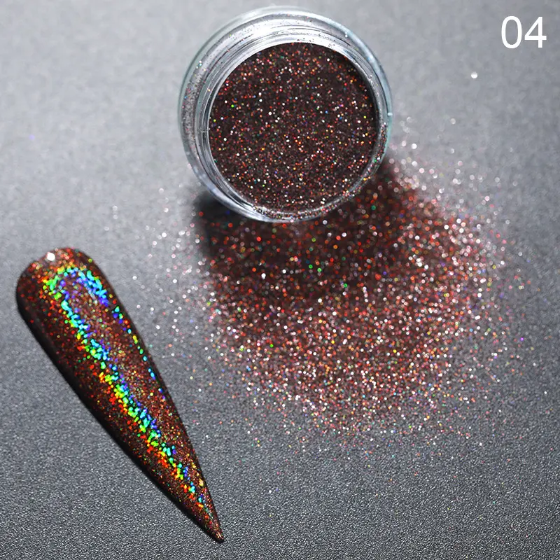 Symphony Mirror Powder Silver Nail Glitter