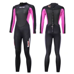 Thicken Warm Deep Snorkeling Surfing Suit Swimsuit - Rose - View 1