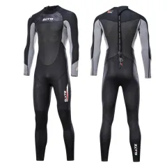 Thicken Warm Deep Snorkeling Surfing Suit Swimsuit - Grey - View 1