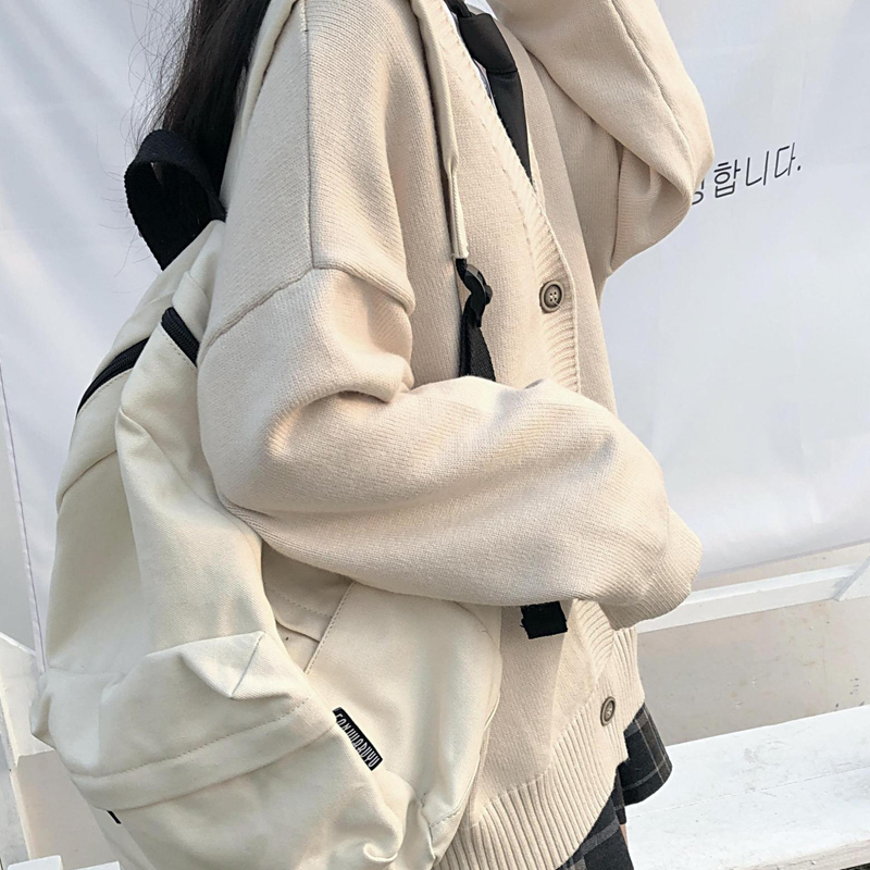 Fashion Long Sleeve All- Match Sweater Shirt Skirt Suit