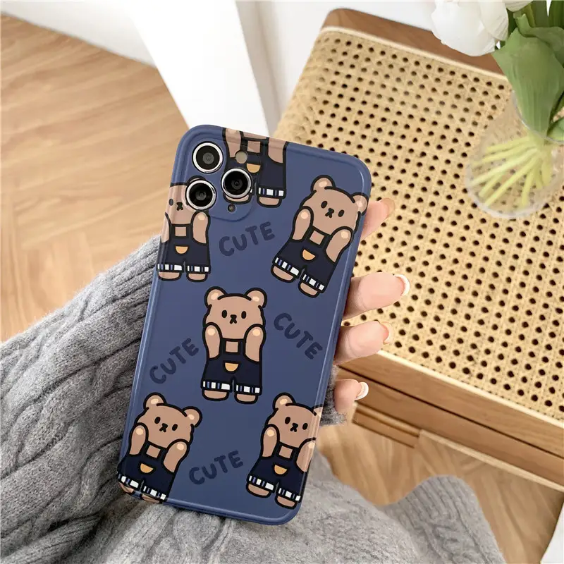 Cartoon Bear Is Suitable For Mobile Phone Shell