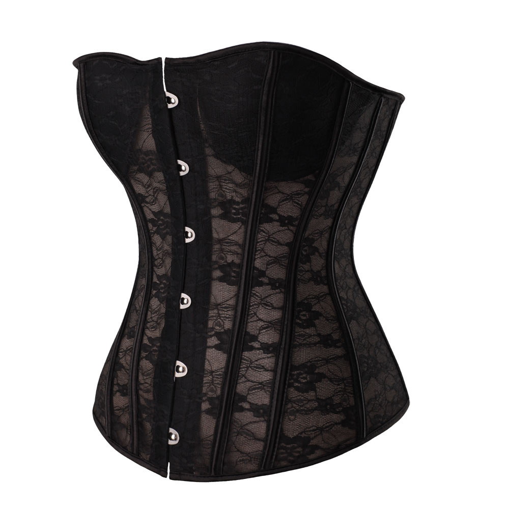 Title 4, Breast-Supporting Corset with Abdomen Control a...