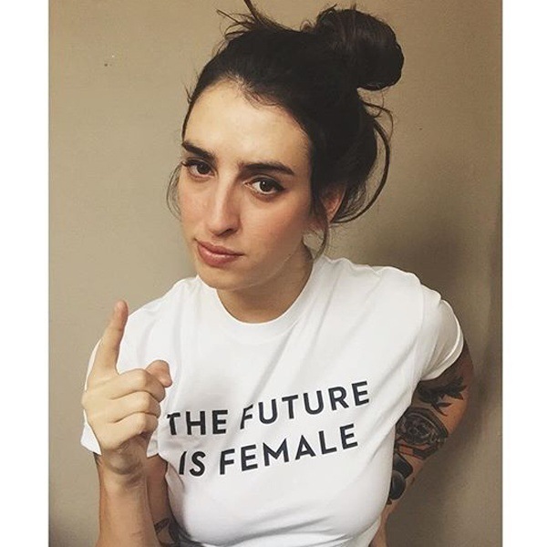 THE FUTURE IS FEMALE European and American Street Trend T-shirt