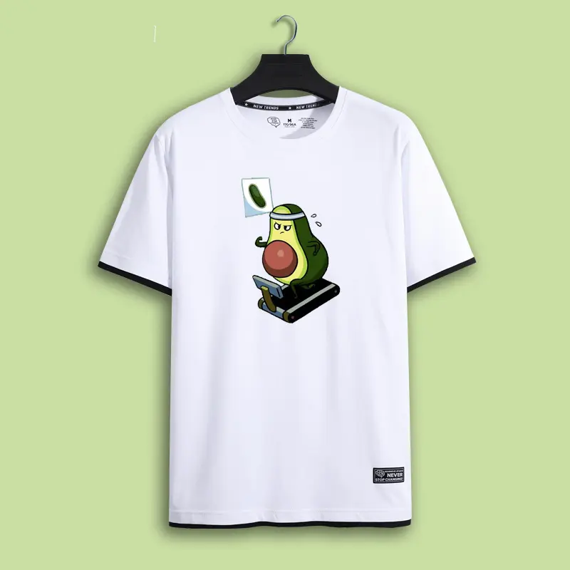 Fashionable Simple Fun Avocado Print Simple T-shirt