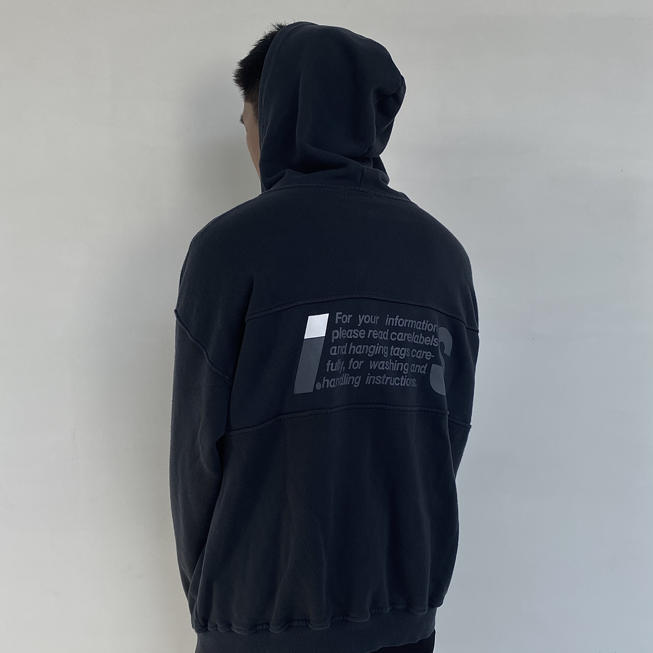 Title 6, Yazılı Slogan Baskılı Fermuarlı Sweatshirt Ceket