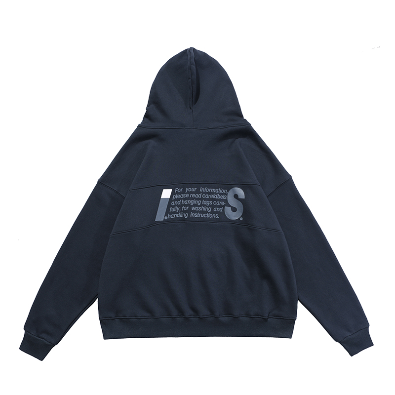 Letter Slogan Printed Zip Sweatshirt Jacket