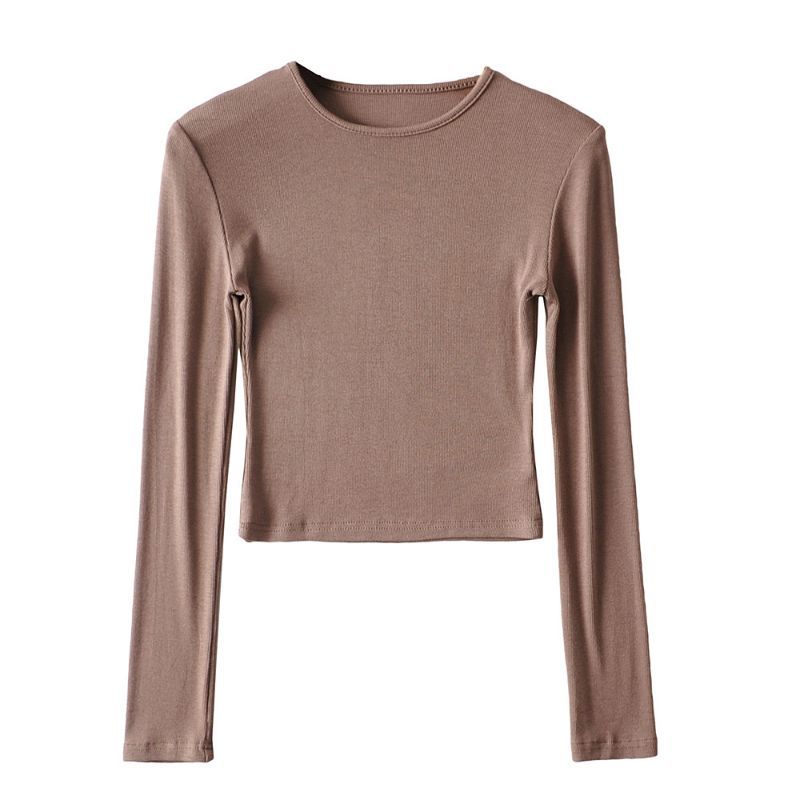 Title 6, Turtleneck Round Neck Long Sleeve Slim Fit Shor...