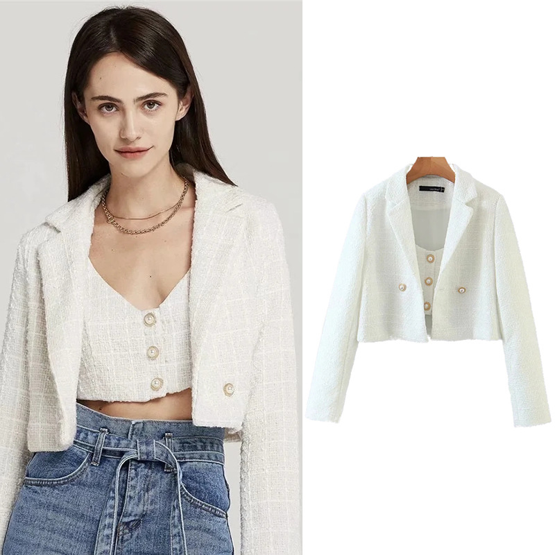 Temperament Was Thin Lightly Cooked Long-sleeved Small Suit