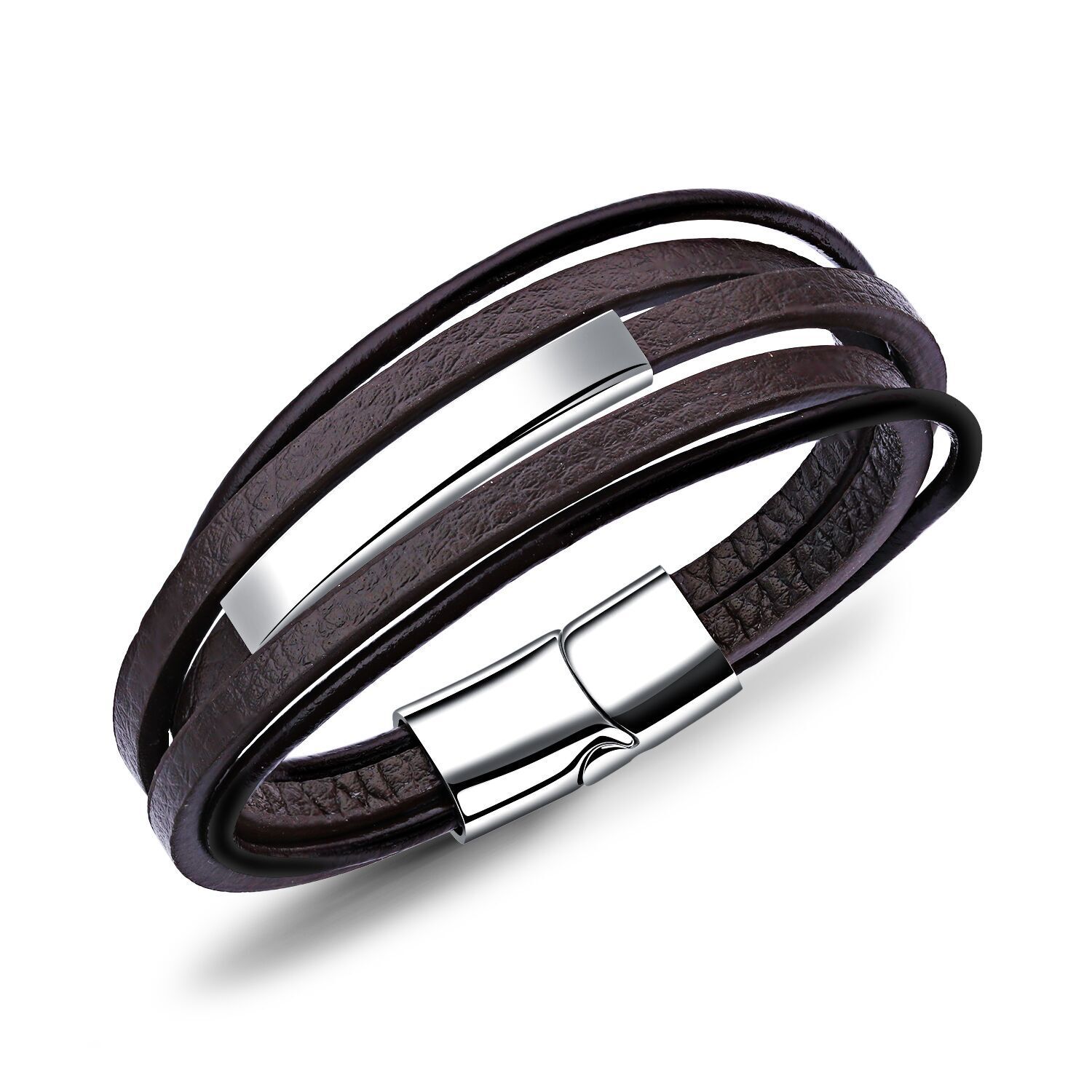Creative Multi-layer Design Leather Bracelet Fashion All-match Leather Bracelet