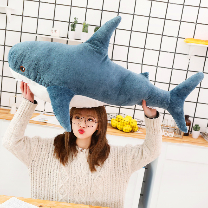 Creative Cute Shark Doll Bedroom Sofa Decoration Plush Toys