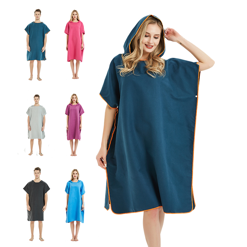 Changing Clothes Bathrobe Cloak Bath Towel Cloak Travel Vacation Beach Swimming — foto 8