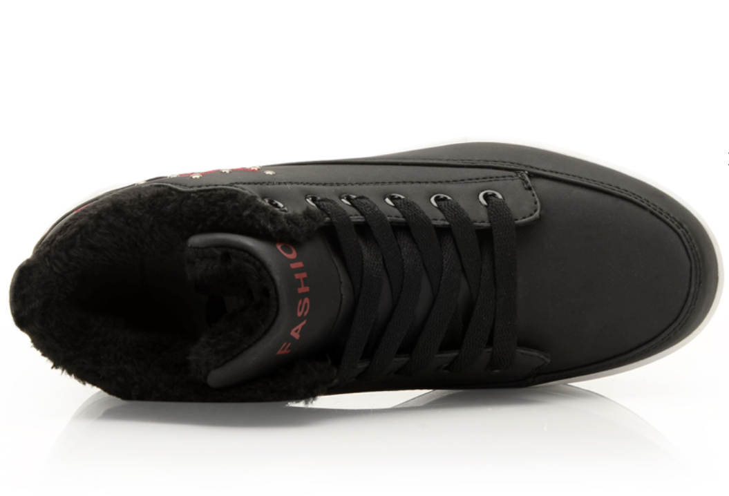 Autumn And Winter Ladies Plus Velvet Rocking Shoes