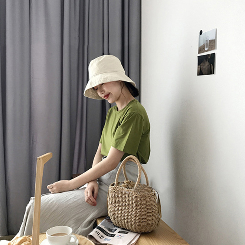 Fashion Simple Grass And Rattan Hand-Woven Bag