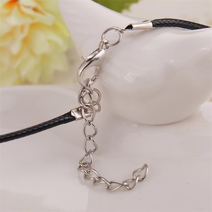 Stainless Steel Classic Pentagram Ring Tag Necklace