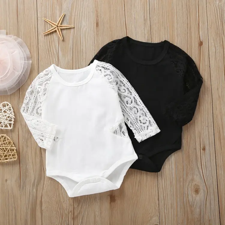 Long-Sleeved Lace Princess Romper Bag Fart Clothes