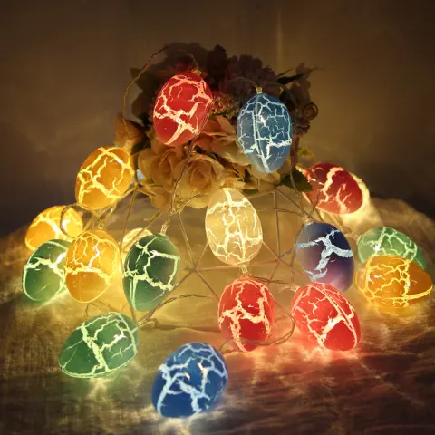 Crack Egg LED Light String Chain Ball LED Lighting