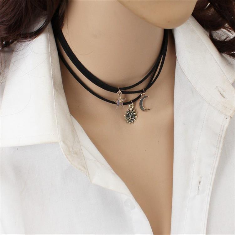 All-match Multi-Layer Velvet Belt Necklace