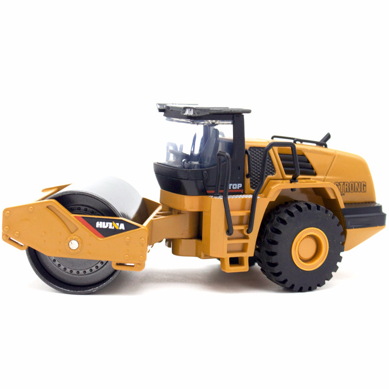 Title 4, Large Alloy Road Roller Road Repair Car Model D...