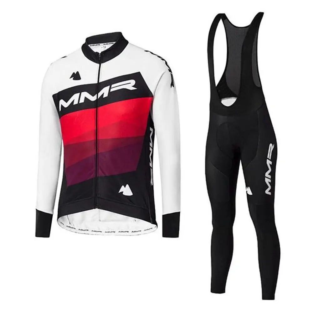 Winter Fleece Long Sleeve Cycling Suit