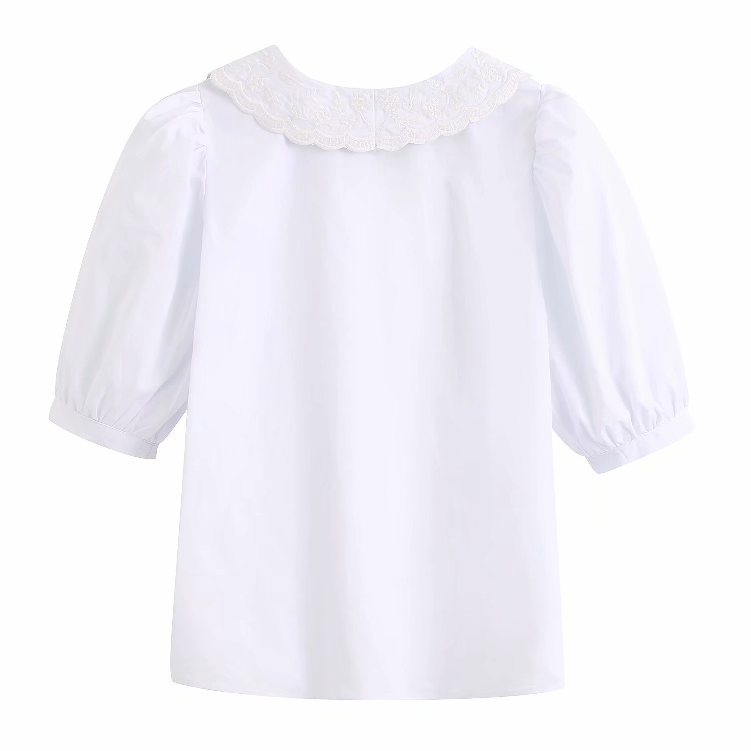 Women's Embroidered White Shirt