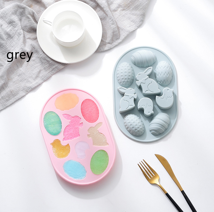 3D Animal Shaped Silicone Mold Multi-holes Pudding Cupcake Art Cake Mould Baking Pastry Mousse Chocolate Mold Cake Tools