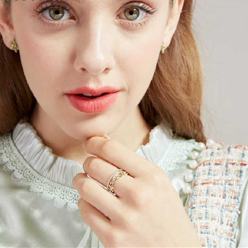 Fashion Open Personality Niche Super Fairy Design Ring