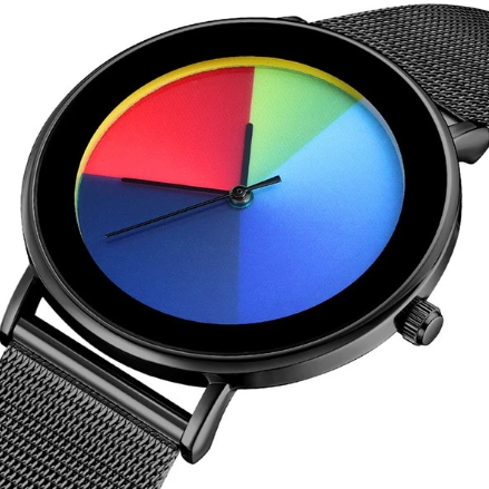 Discoloration Waterproof Fashion Personality Quartz Watch