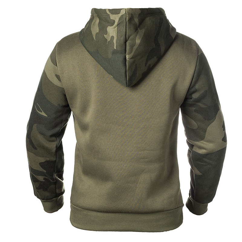 Title 3, Lockerer Camouflage-Kapuzenpullover für Herren