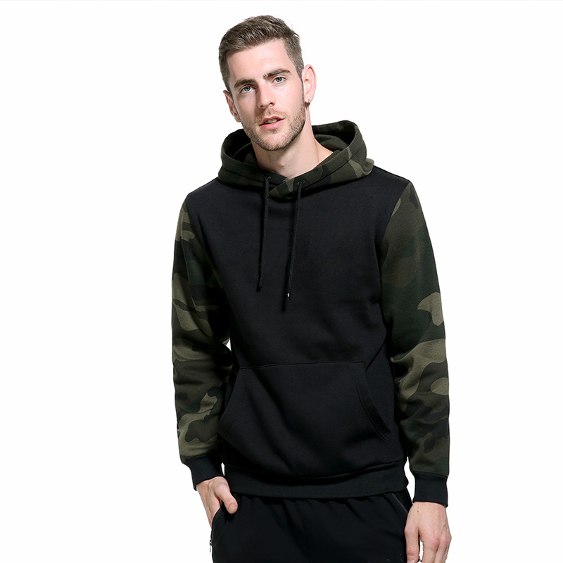 Title 8, Losse camouflage hoodie trui voor heren. Comfor...