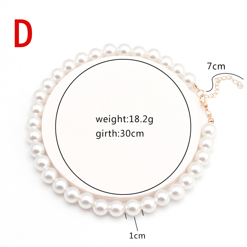 Personalized Simple Fashion Pearl Necklace Clavicle Chain