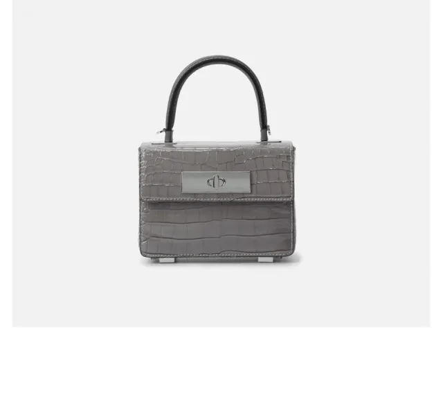 Niche Brand Leather Handbags New Fashion Grey - Shop at LoveMi