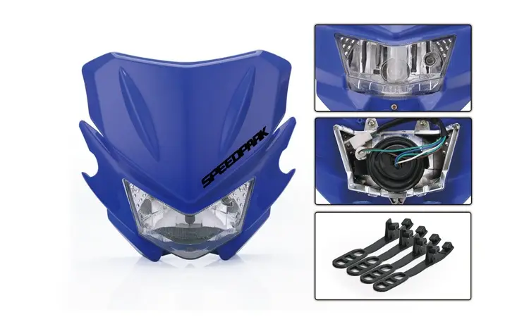 SPEEDPARK Universal Motorcycle Headlight Headlamp Fairing