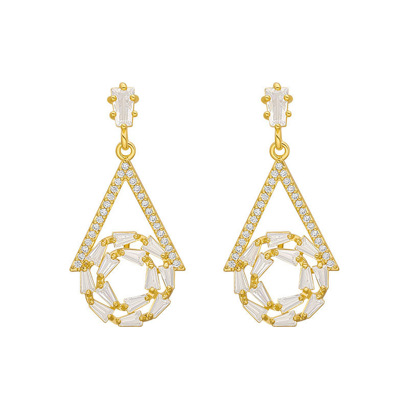 Female 925 Silver Needle Korean Style High-end Earrings