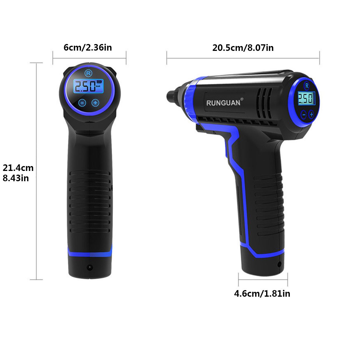 Wireless Charging Portable Multi-function Vehicle Household Pump Electric Car Tire Air Pump — foto 4
