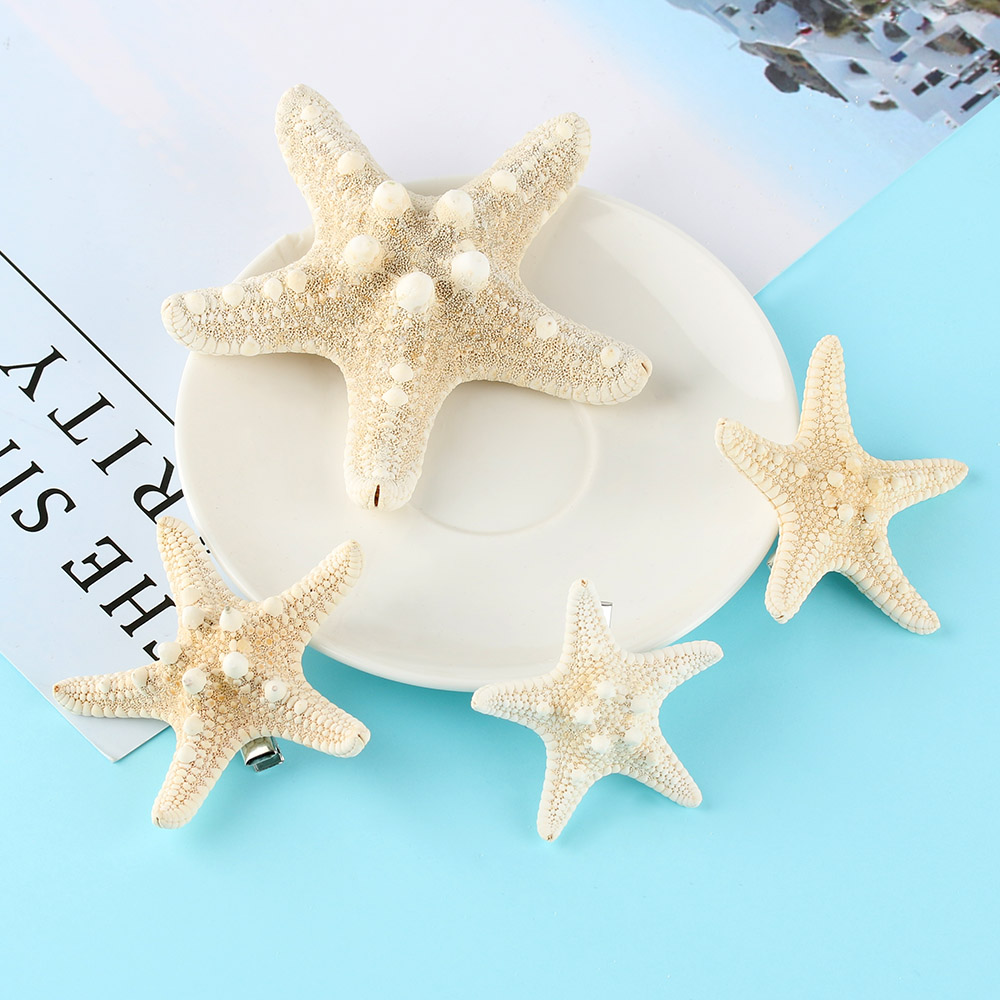 Title 4, Headdress Fashion Starfish Hairpin Duckbill Cli...