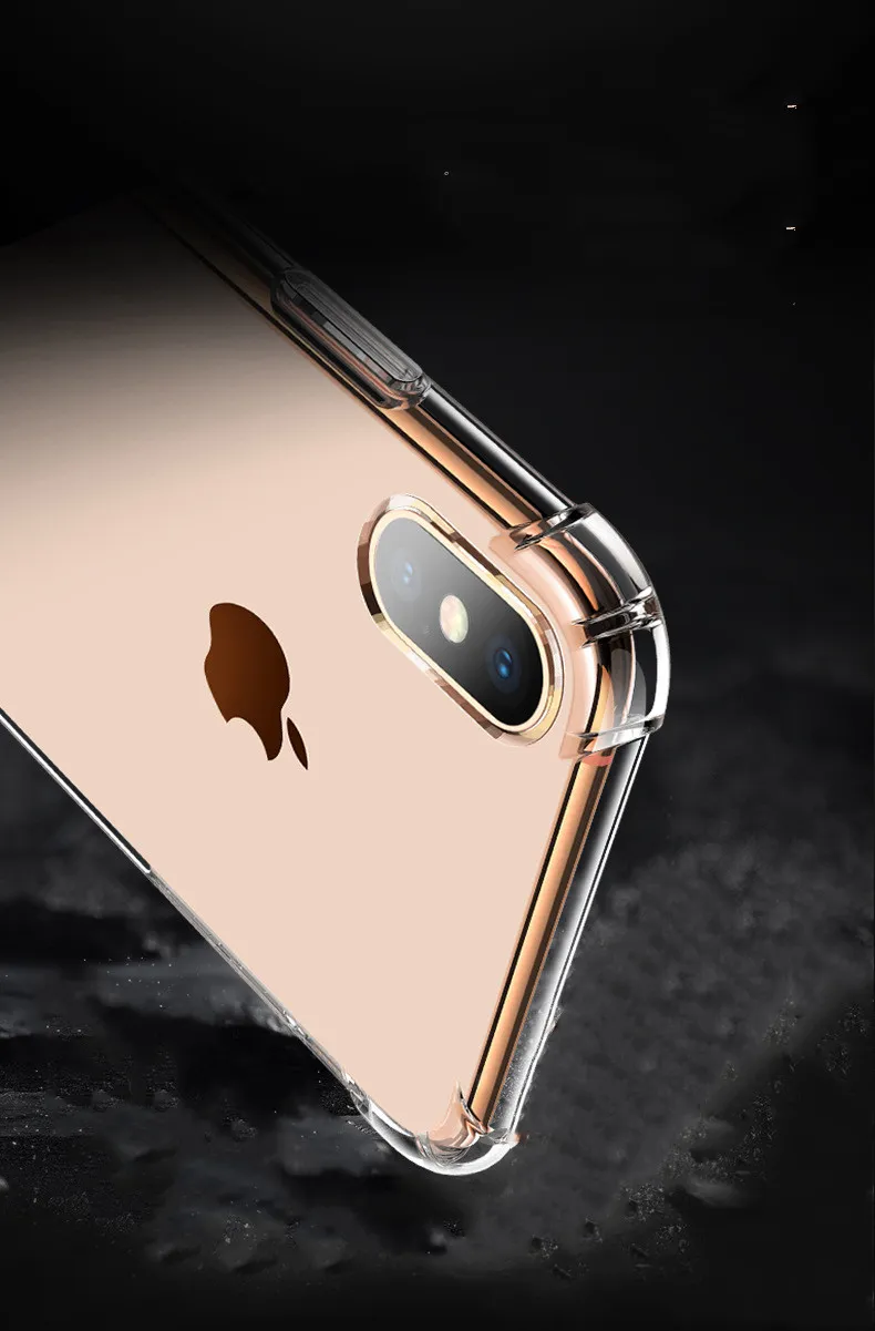 Compatible With Apple, Luxury Transparent Shockproof Silicone Case For 11 X Xr Xs Max Case 12 11 Pro Max 8 7 6s Plus SE Case Silicone Back Cove – image 5