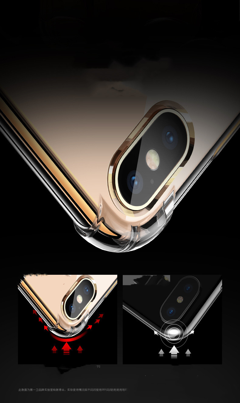 Compatible With Apple, Luxury Transparent Shockproof Silicone Case For 11 X Xr Xs Max Case 12 11 Pro Max 8 7 6s Plus SE Case Silicone Back Cove - Image 4