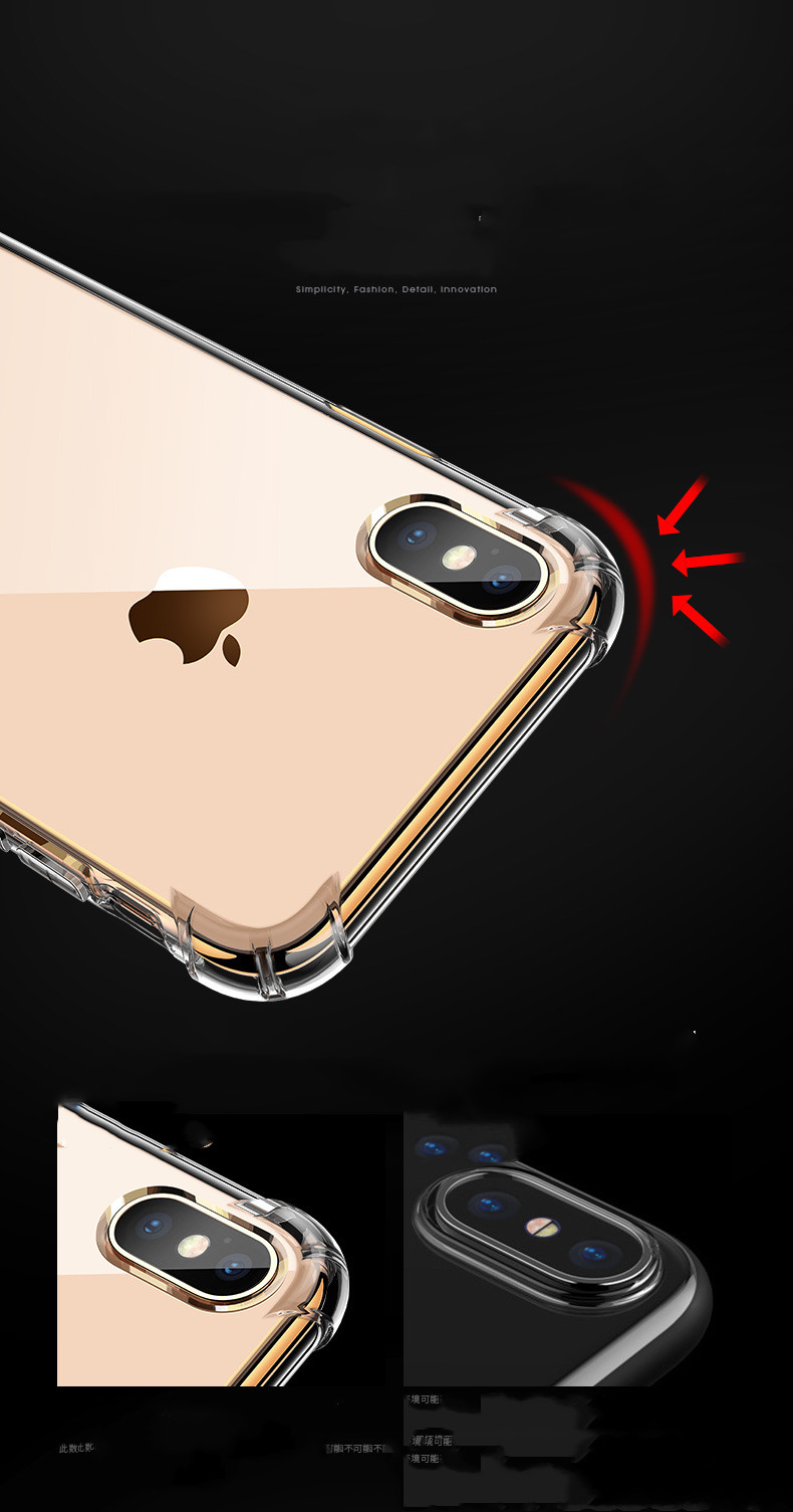 Compatible With Apple, Luxury Transparent Shockproof Silicone Case For 11 X Xr Xs Max Case 12 11 Pro Max 8 7 6s Plus SE Case Silicone Back Cove - Image 2