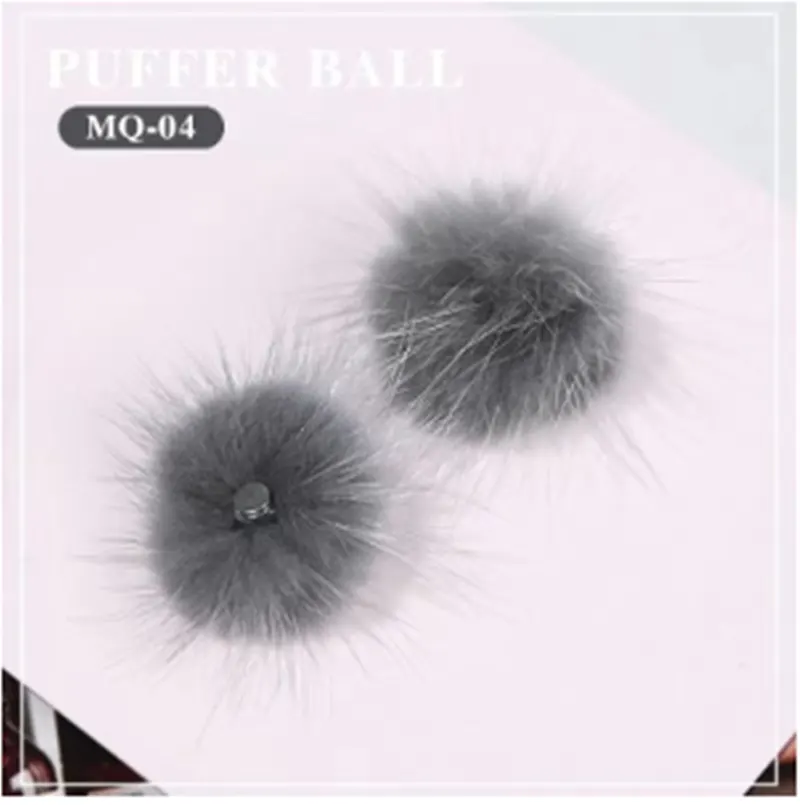 Nail Art Accessories Removable Hair Ball Polish Glue DIY