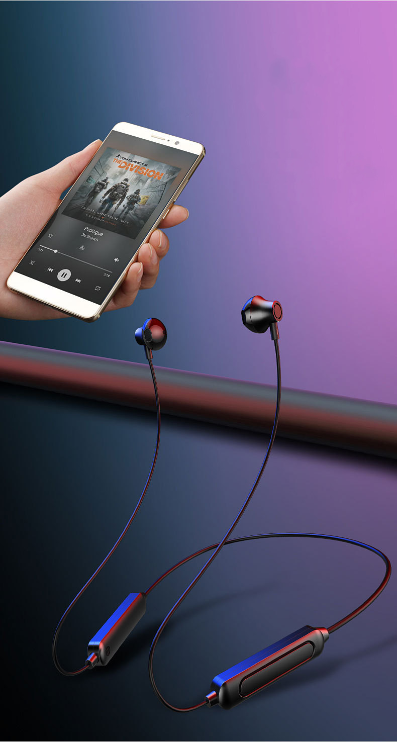 Bluetooth Headset Hanging Neck Sports Running Headset - Image 4