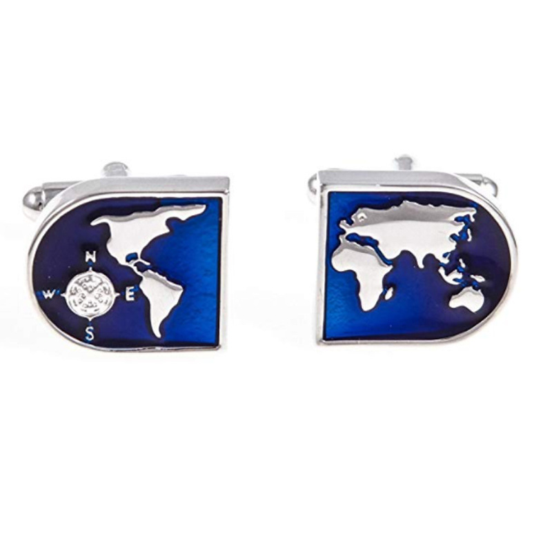 Brass U-Shape Cufflinks, picture 3 of 3