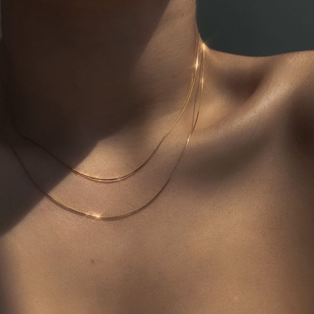 Chain Double Layered To Wear Exquisite Niche Design Necklace